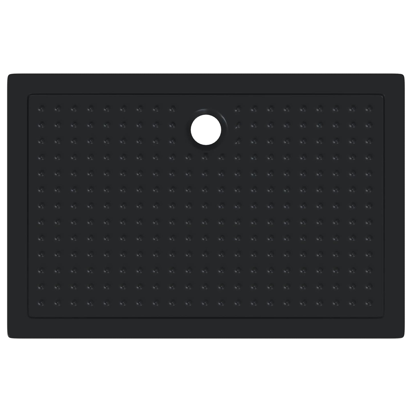 vidaXL Shower Base Tray with Dots Black 120 x 80 x 4 cm ABS