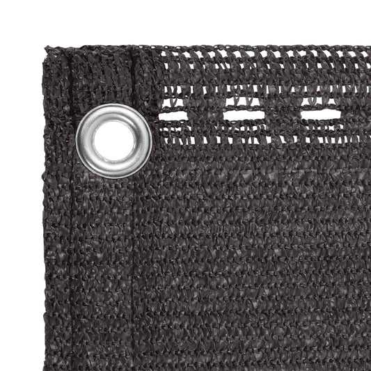 vidaXL Balcony Screen Anthracite 90 x 700 cm HDPE and Aluminium