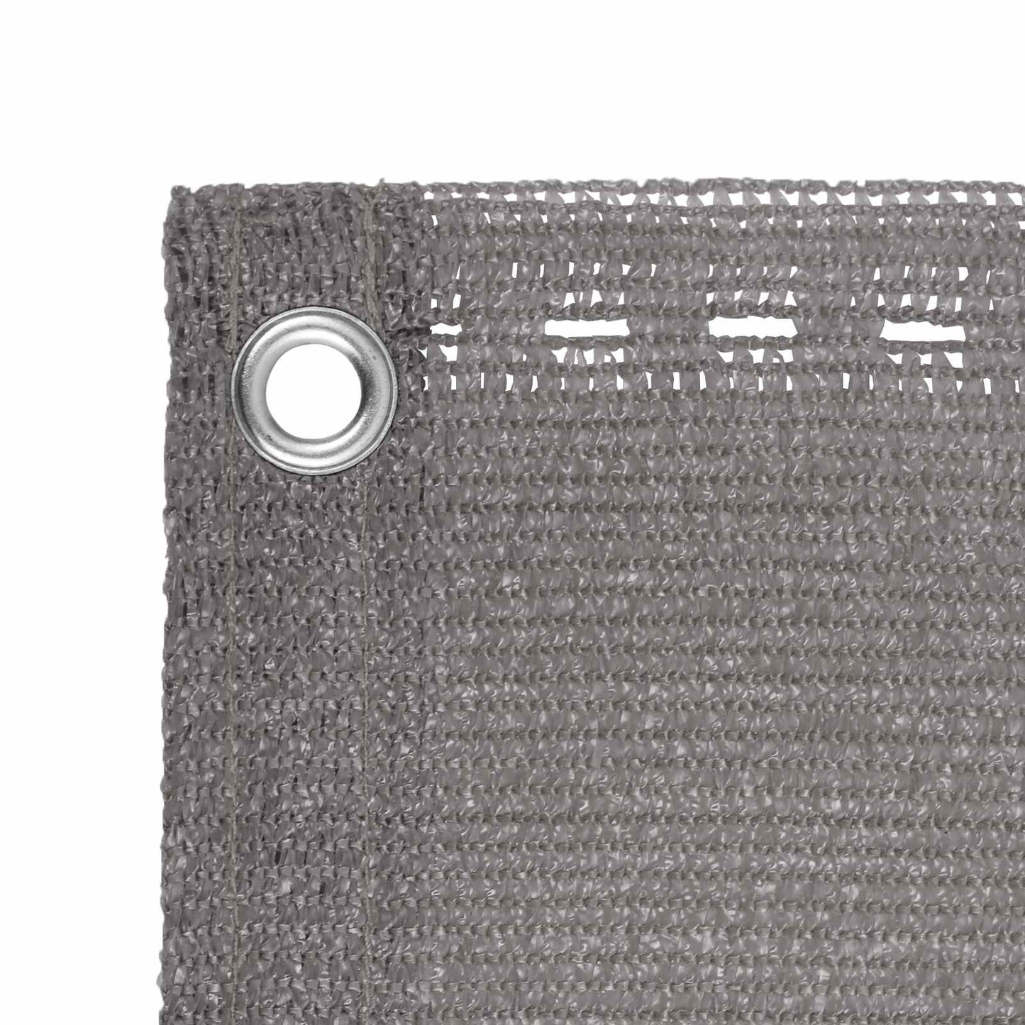 vidaXL Balcony Screen Light Grey 90 x 1200 cm HDPE and Aluminium