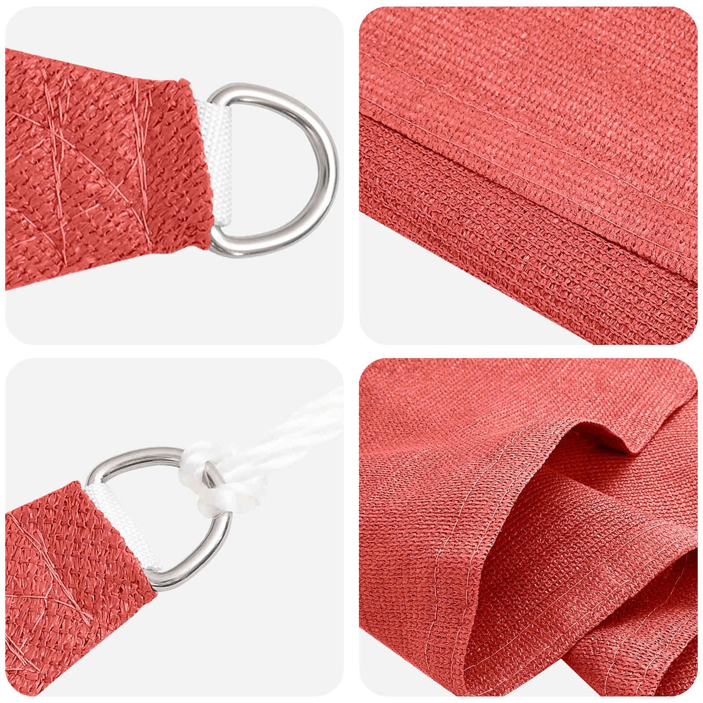 vidaXL Sunshade Sail Terracotta 2.5 x 6 m HDPE