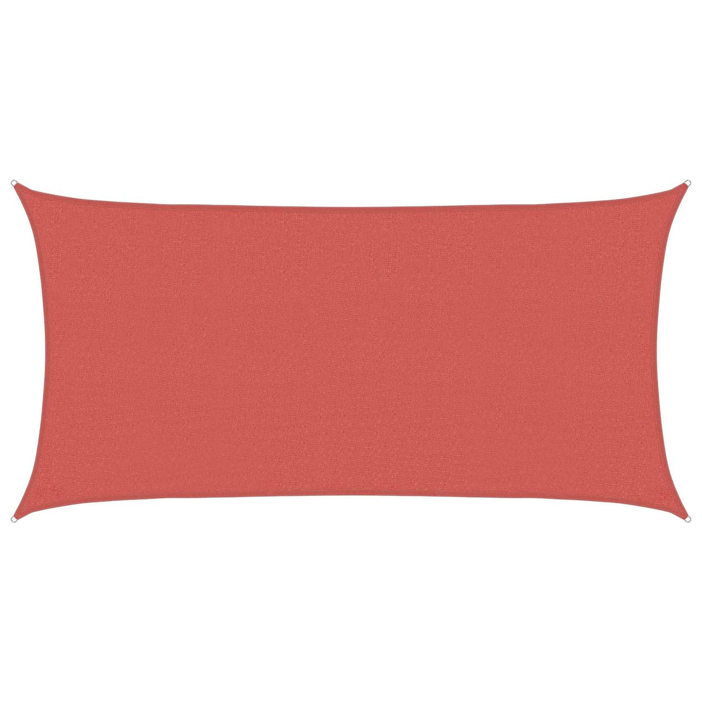 vidaXL Sunshade Sail Terracotta 2.5 x 6 m HDPE