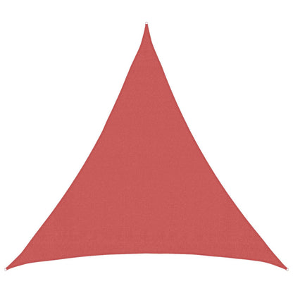 vidaXL Sunshade Sail 2 x 2 x 2 m HDPE Triangular Terracotta