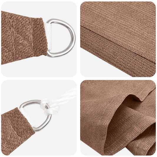 vidaXL Sunshade Sail Taupe 2.5 x 6 m HDPE