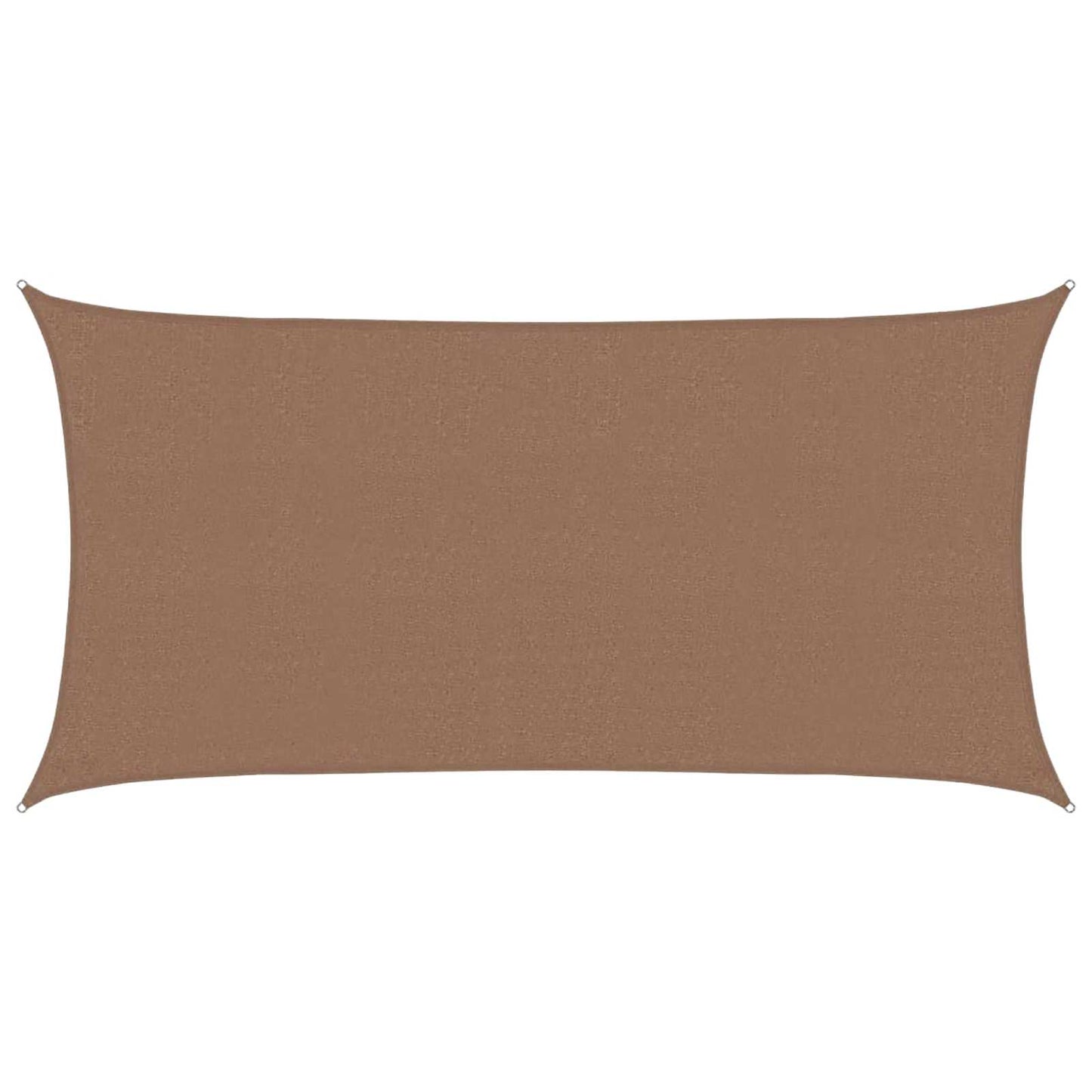 vidaXL Sunshade Sail Taupe 2.5 x 6 m HDPE