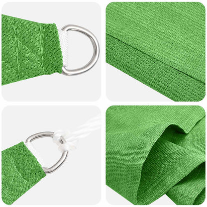 vidaXL Sunshade Sail 2 x 6 m HDPE Rectangular Light Green