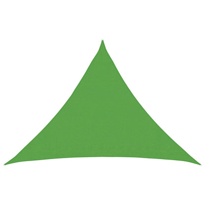 vidaXL Sunshade Sail Light Green 7 x 5 x 5 m HDPE