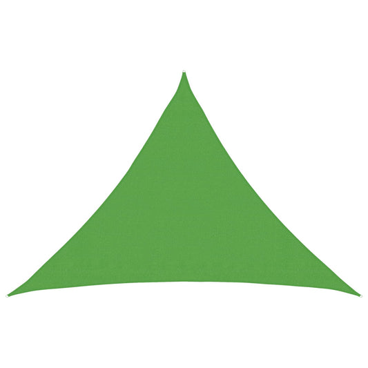 vidaXL Sunshade Sail Light Green 7 x 5 x 5 m HDPE