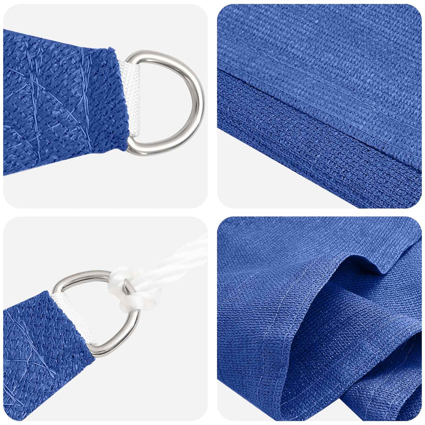 vidaXL Sunshade Sail Blue 2 x 6 m HDPE