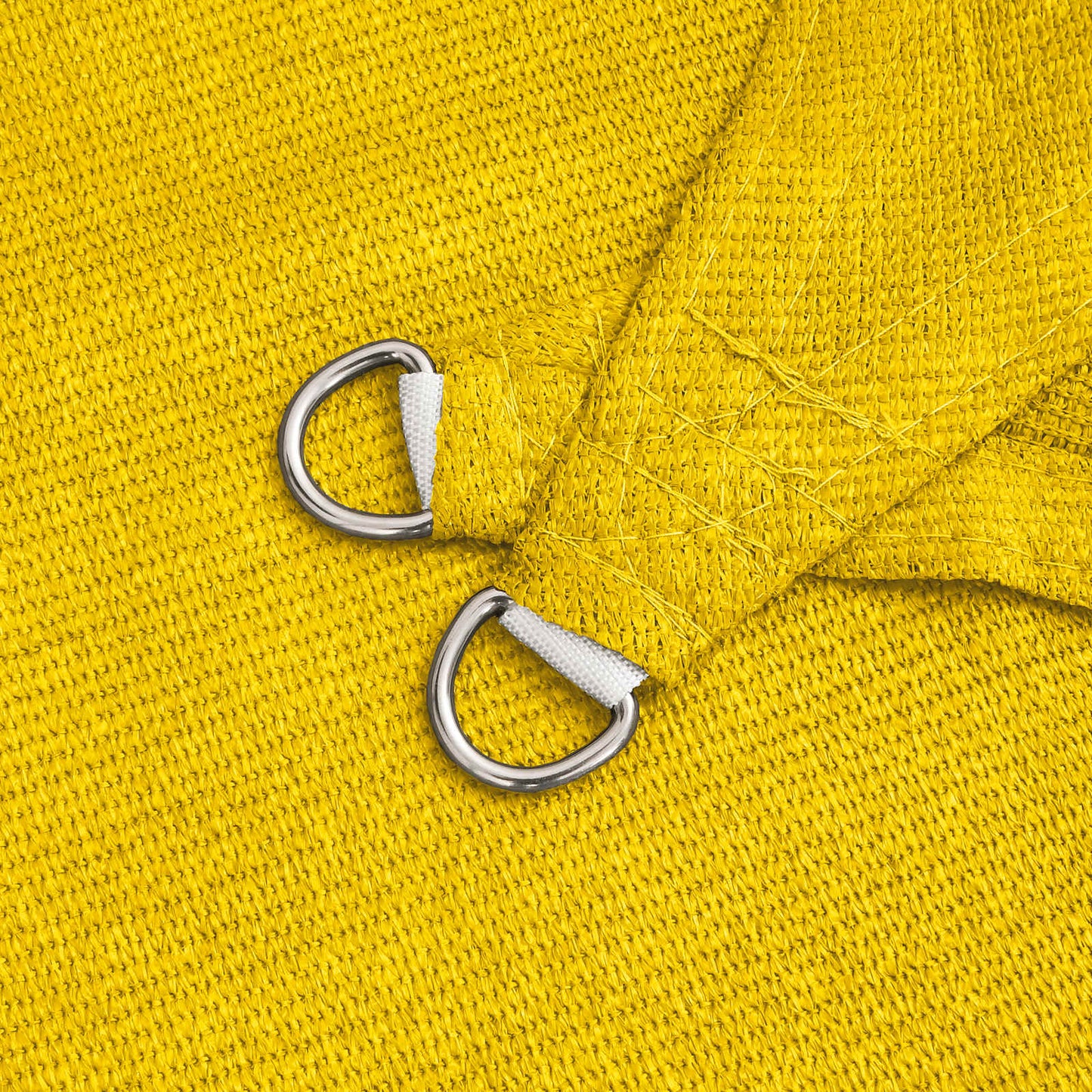 vidaXL Sunshade Sail Yellow 2 x 6 m HDPE