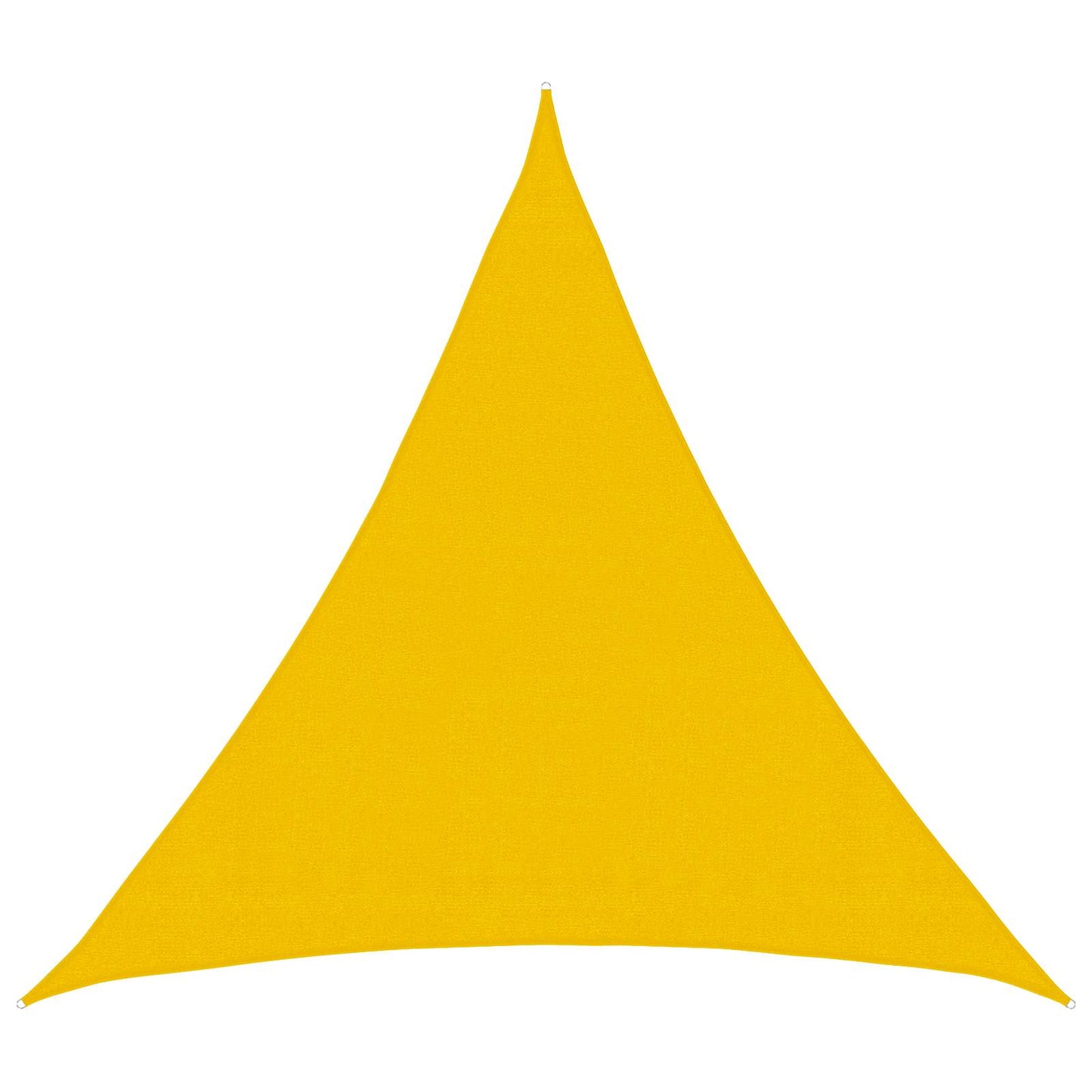 vidaXL Sunshade Sail Yellow 2 x 2 x 2 m HDPE