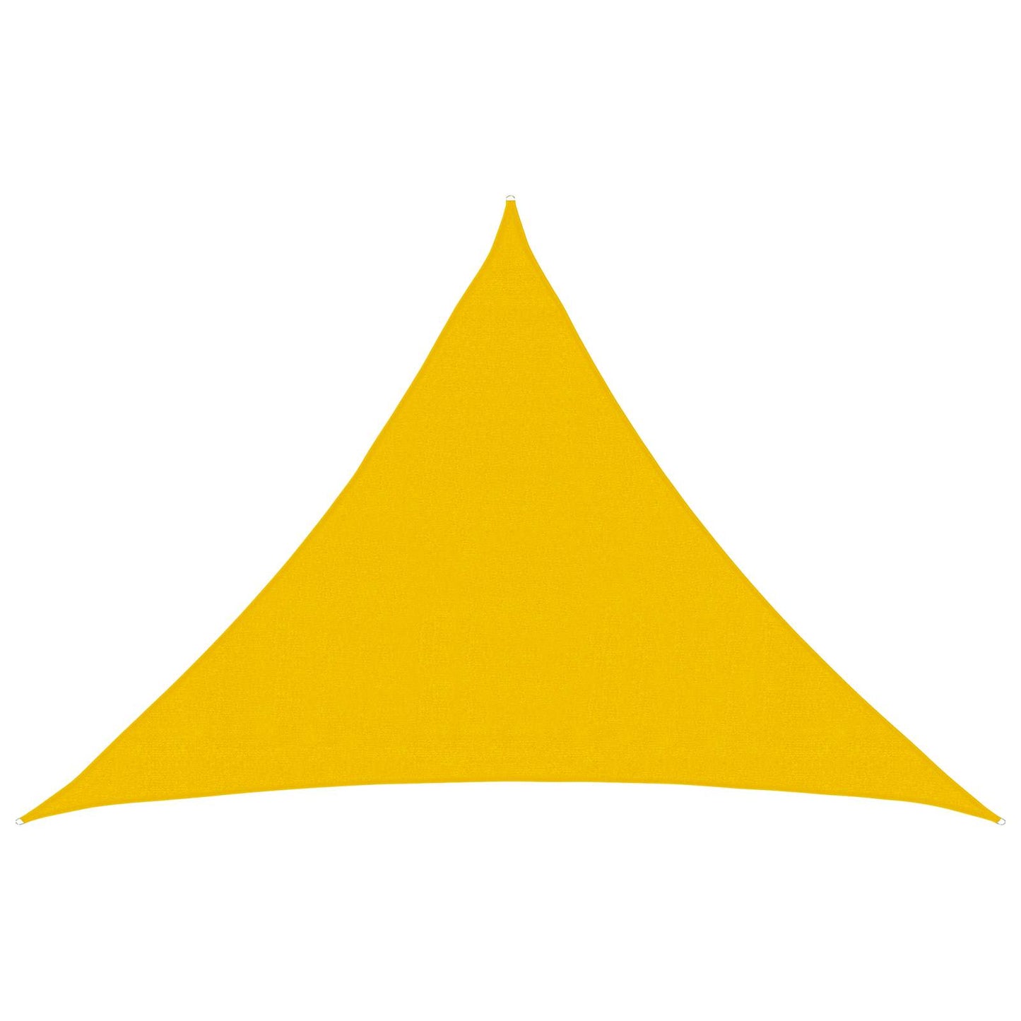 vidaXL Sunshade Sail Yellow 7 x 5 x 5 m HDPE