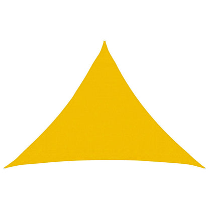 vidaXL Sunshade Sail Yellow 7 x 5 x 5 m HDPE