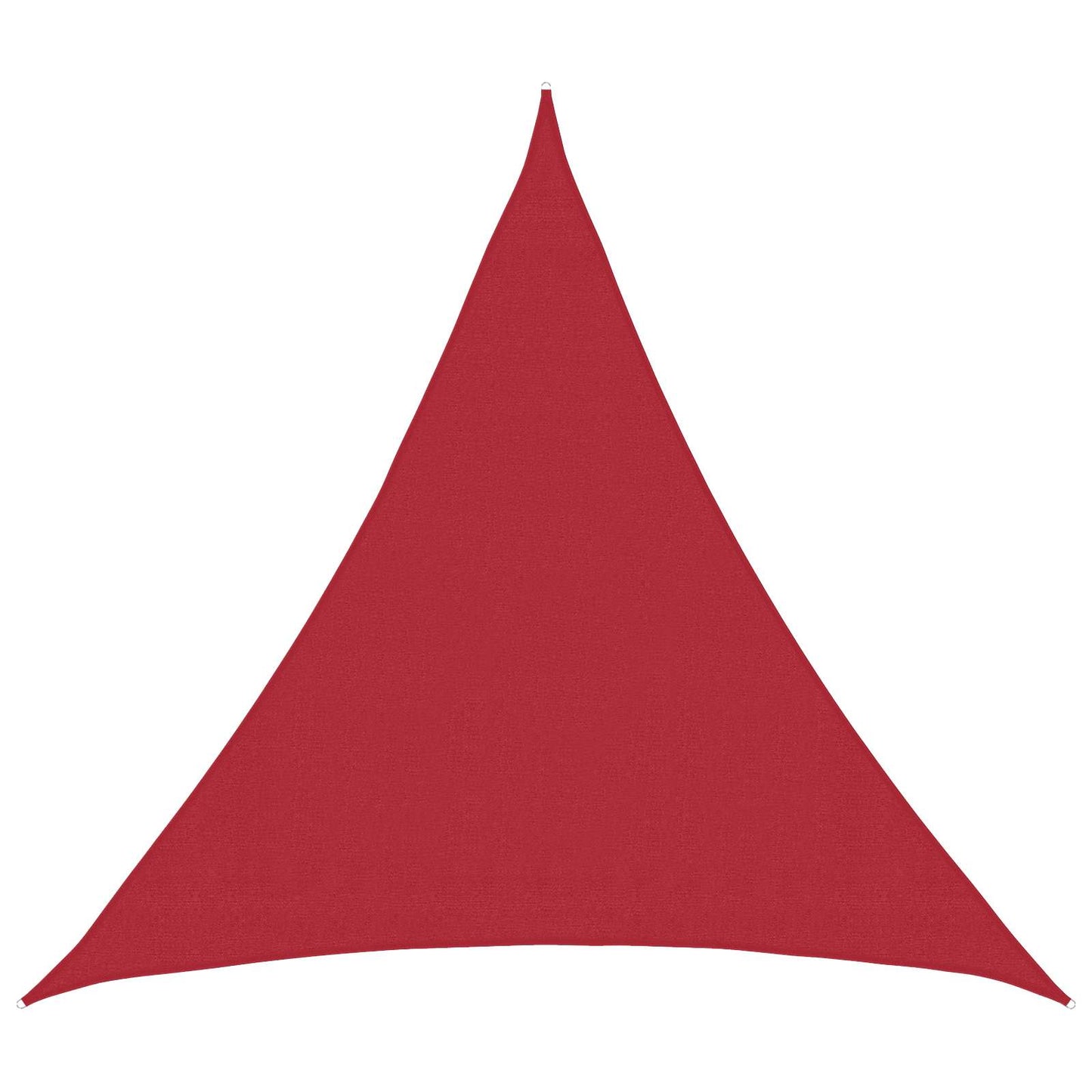 vidaXL Sunshade Sail Red 2 x 2 x 2 m HDPE