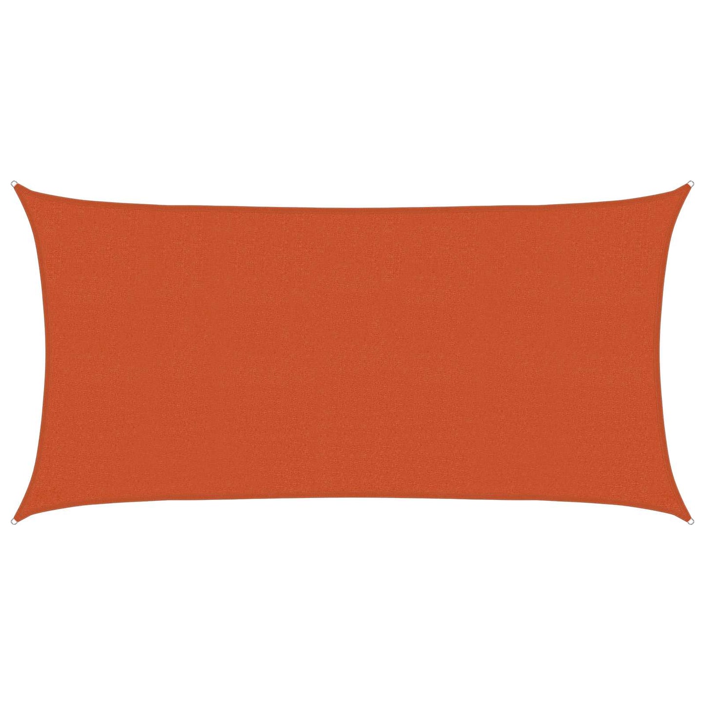 vidaXL Sunshade Sail Orange 2 x 6 m HDPE