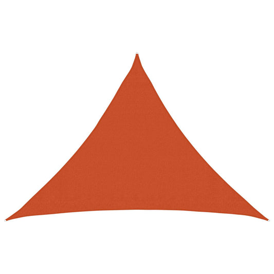 vidaXL Sunshade Sail Orange 7 x 5 x 5 m HDPE