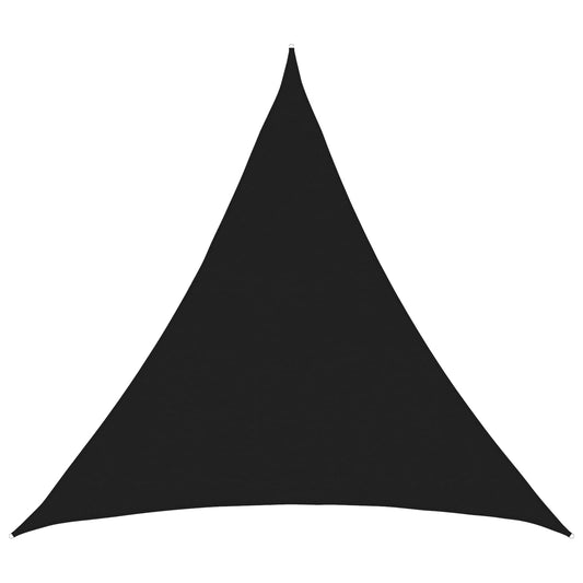 vidaXL Sunshade Sail 2 x 2 x 2 m HDPE Triangular Black