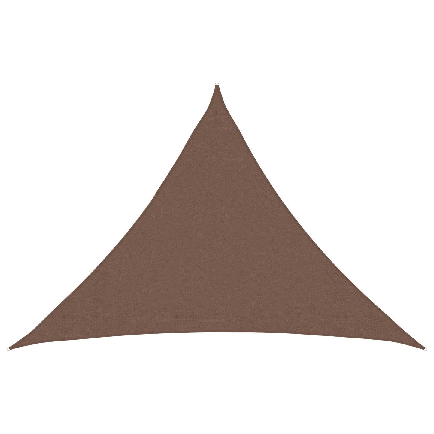 vidaXL Sunshade Sail Brown 7 x 5 x 5 m HDPE