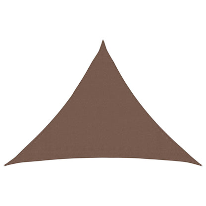 vidaXL Sunshade Sail Brown 7 x 5 x 5 m HDPE