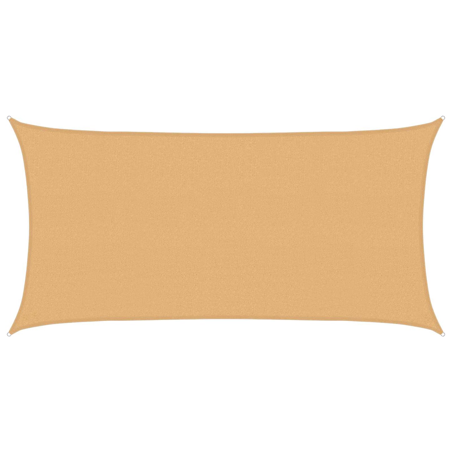 vidaXL Sunshade Sail Sand 2 x 6 m HDPE