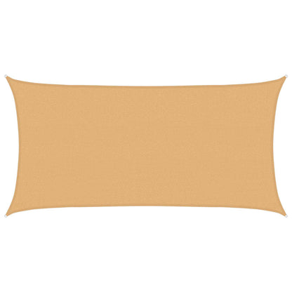 vidaXL Sunshade Sail Sand 2.5 x 6 m HDPE