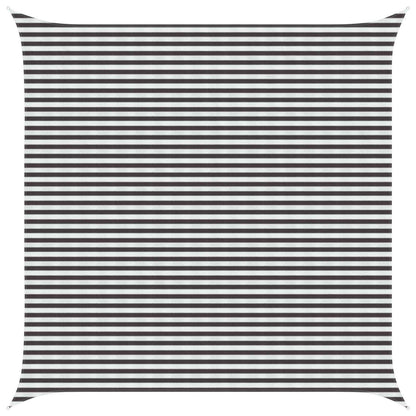vidaXL Sunshade Sail Anthracite and White 5 x 5 m HDPE