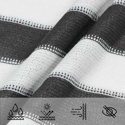 vidaXL Sunshade Sail Anthracite and White 2.5 x 4 m HDPE