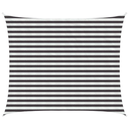 vidaXL Sunshade Sail Anthracite and White 2.5 x 4 m HDPE