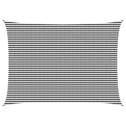 vidaXL Sunshade Sail Anthracite and White 5 x 6 m HDPE