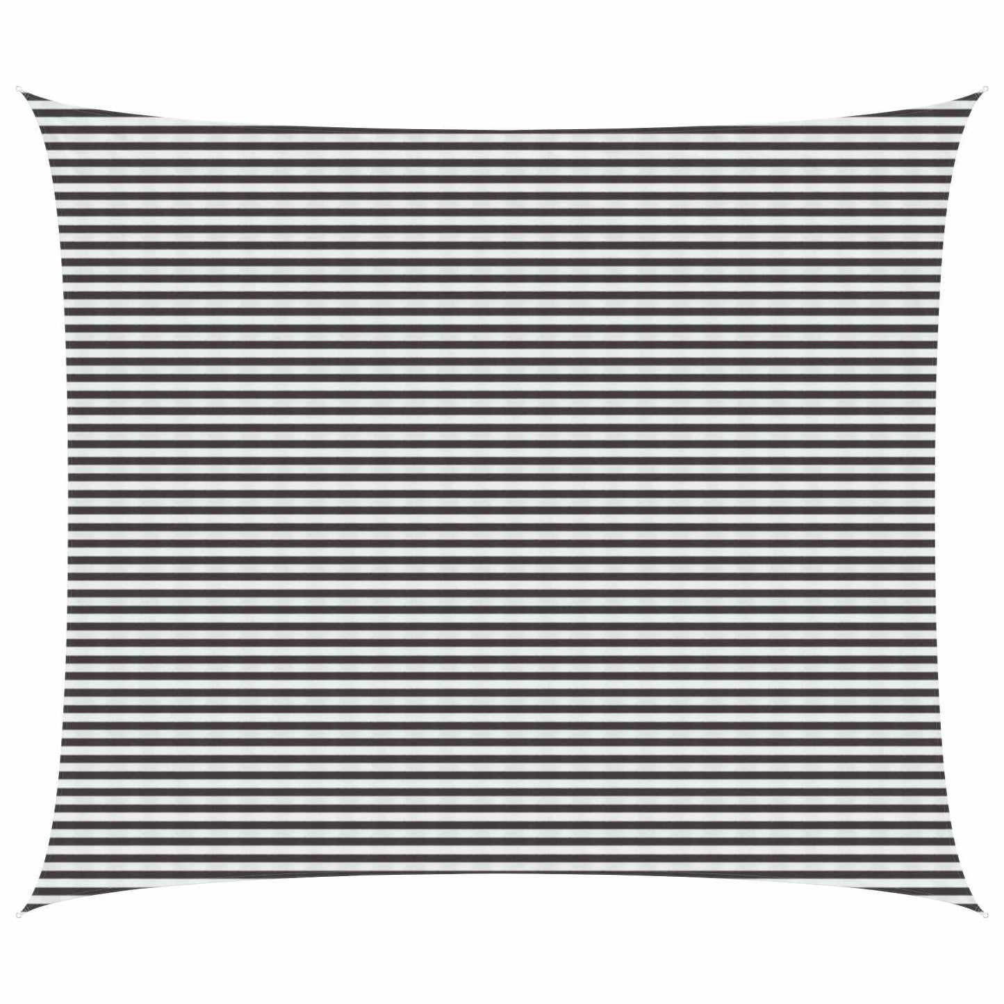 vidaXL Sunshade Sail Anthracite and White 6 x 8 m HDPE