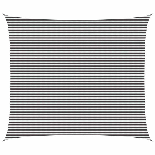 vidaXL Sunshade Sail Anthracite and White 6 x 8 m HDPE