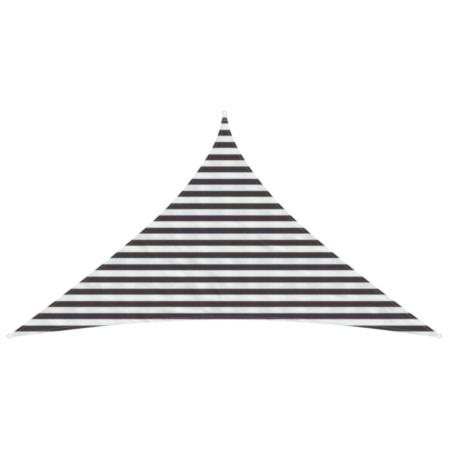 vidaXL Sunshade Sail Anthracite and White 3 x 3 x 4.2 m HDPE