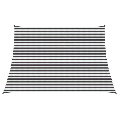 vidaXL Sunshade Sail Anthracite and White 3 / 4 x 3 m HDPE