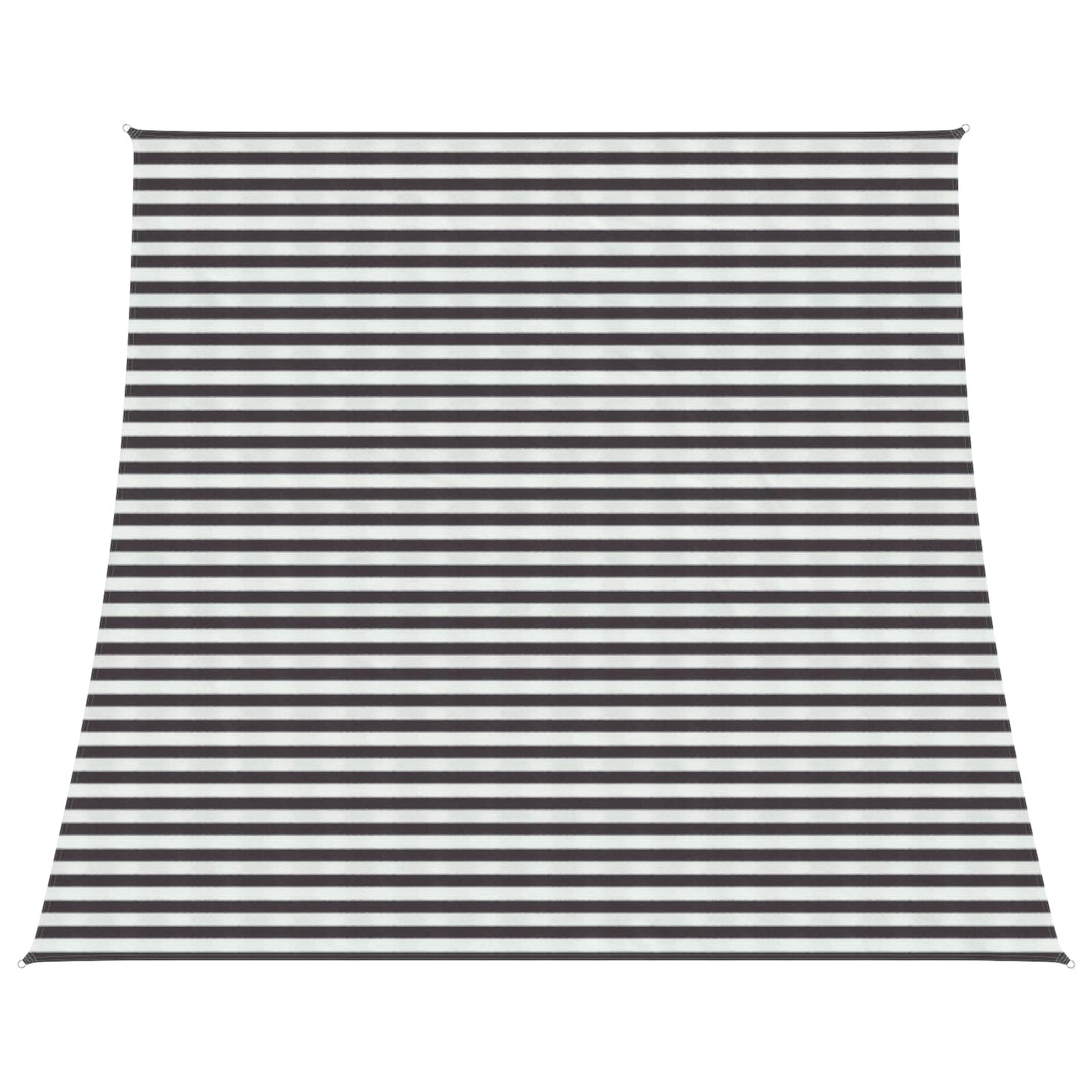 vidaXL Sunshade Sail Anthracite and White 4 / 5 x 4 m HDPE