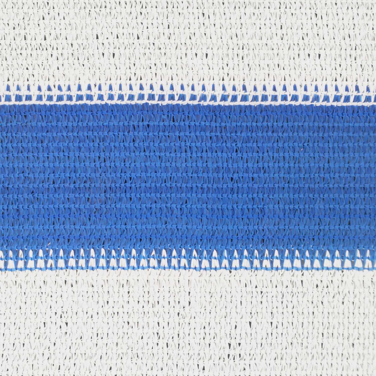 vidaXL Sunshade Sail Blue and White 6 x 8 m HDPE