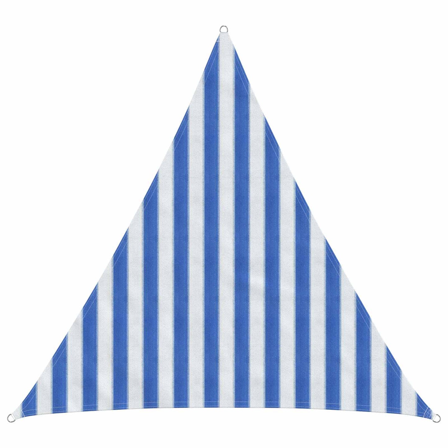 vidaXL Sunshade Sail Blue and White 2 x 2 x 2 m HDPE