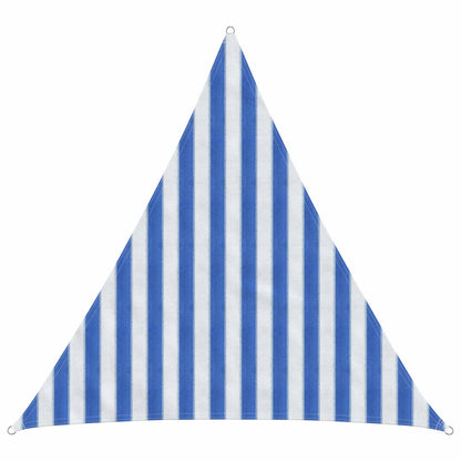 vidaXL Sunshade Sail Blue and White 2 x 2 x 2 m HDPE