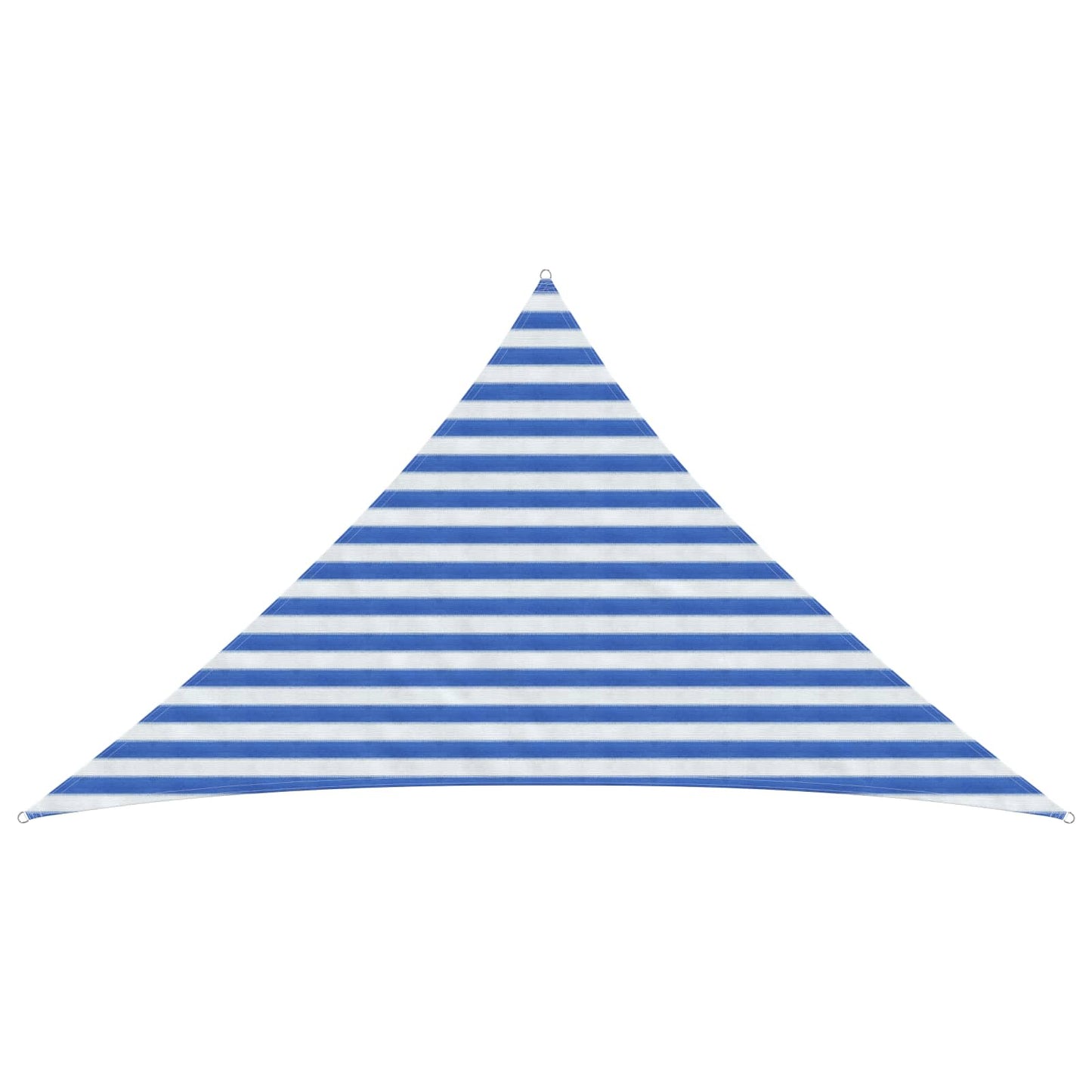 vidaXL Sunshade Sail Blue and White 2.5 x 2.5 x 3.5 m HDPE