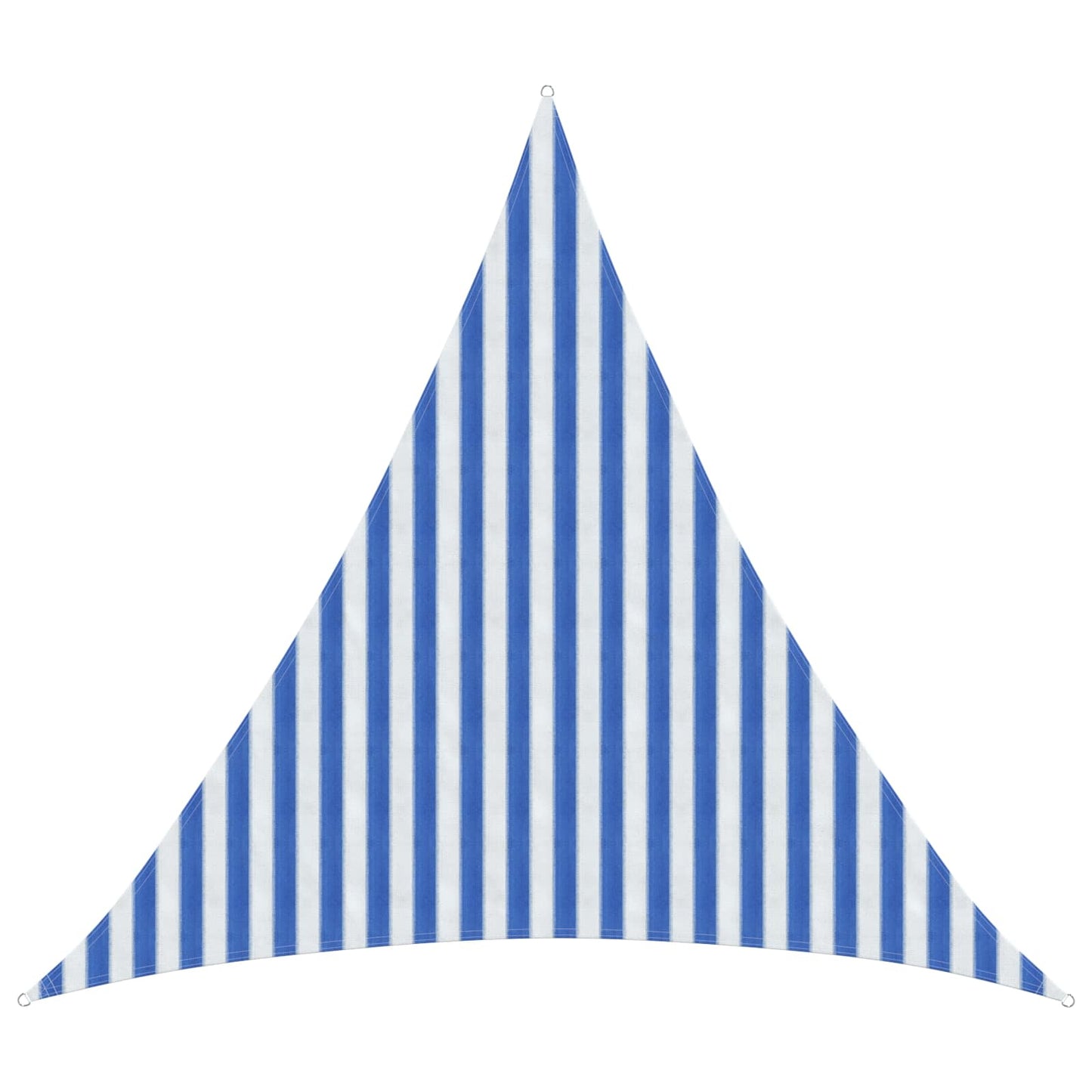 vidaXL Sunshade Sail Blue and White 3 x 3 x 3 m HDPE