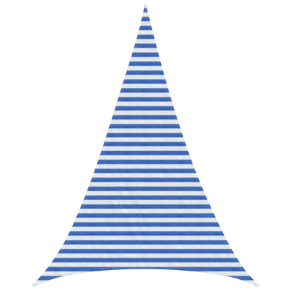 vidaXL Sunshade Sail Blue and White 3 x 4 x 4 m HDPE