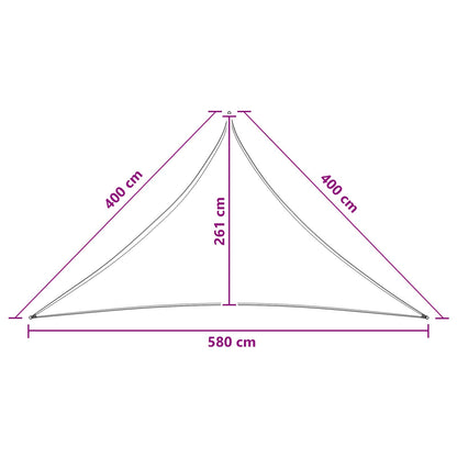 vidaXL Sunshade Sail 4 x 4 x 5.8 m HDPE