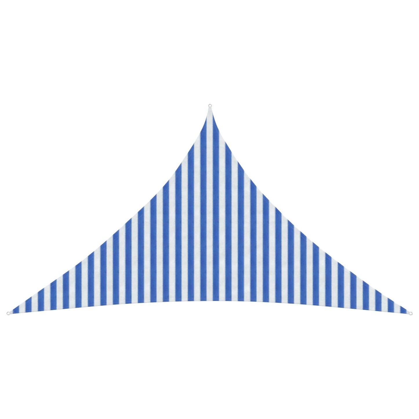 vidaXL Sunshade Sail Blue and White 5 x 5 x 5 m HDPE