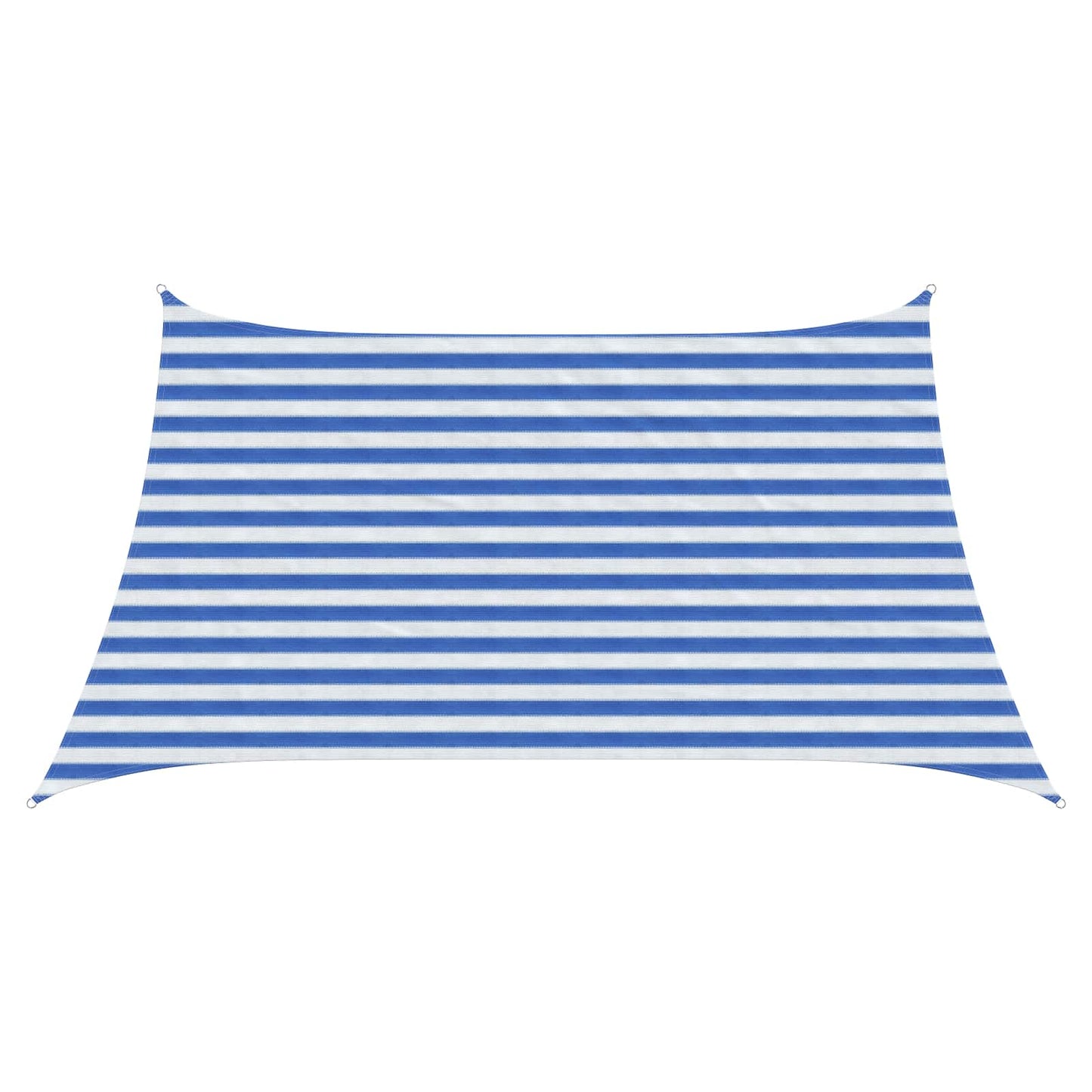 vidaXL Sunshade Sail Blue and White 3 / 4 x 2 m HDPE