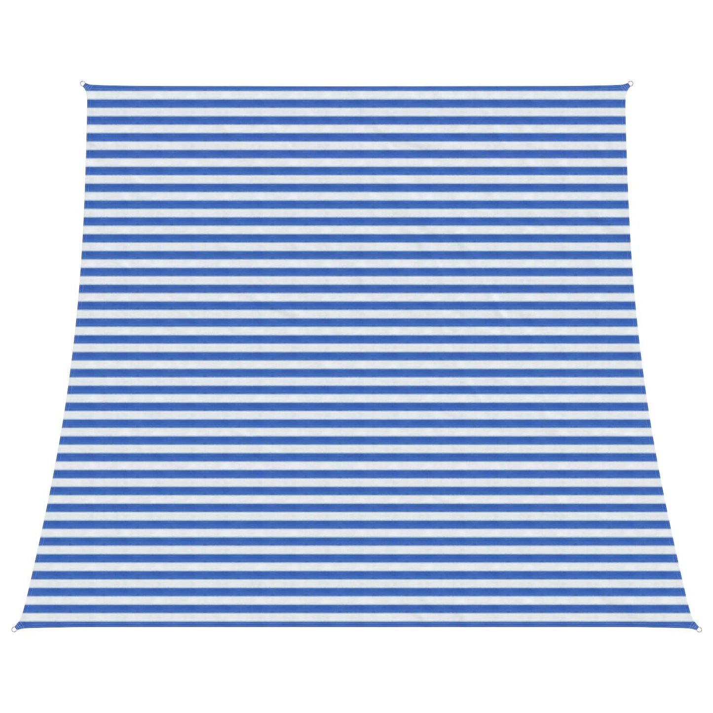 vidaXL Sunshade Sail Blue and White 4 / 5 x 4 m HDPE