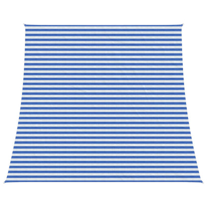 vidaXL Sunshade Sail Blue and White 4 / 5 x 4 m HDPE