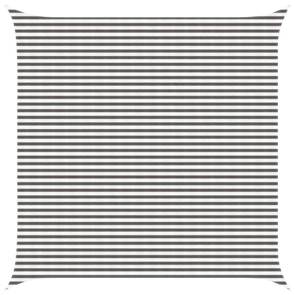 vidaXL Sunshade Sail Light Grey and White 4.5 x 4.5 m HDPE