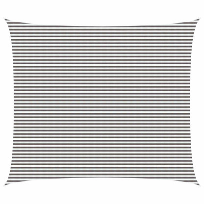 vidaXL Sunshade Sail Light Grey and White 6 x 8 m HDPE