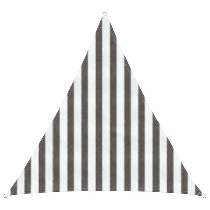 vidaXL Sunshade Sail Light Grey and White 2 x 2 x 2 m HDPE