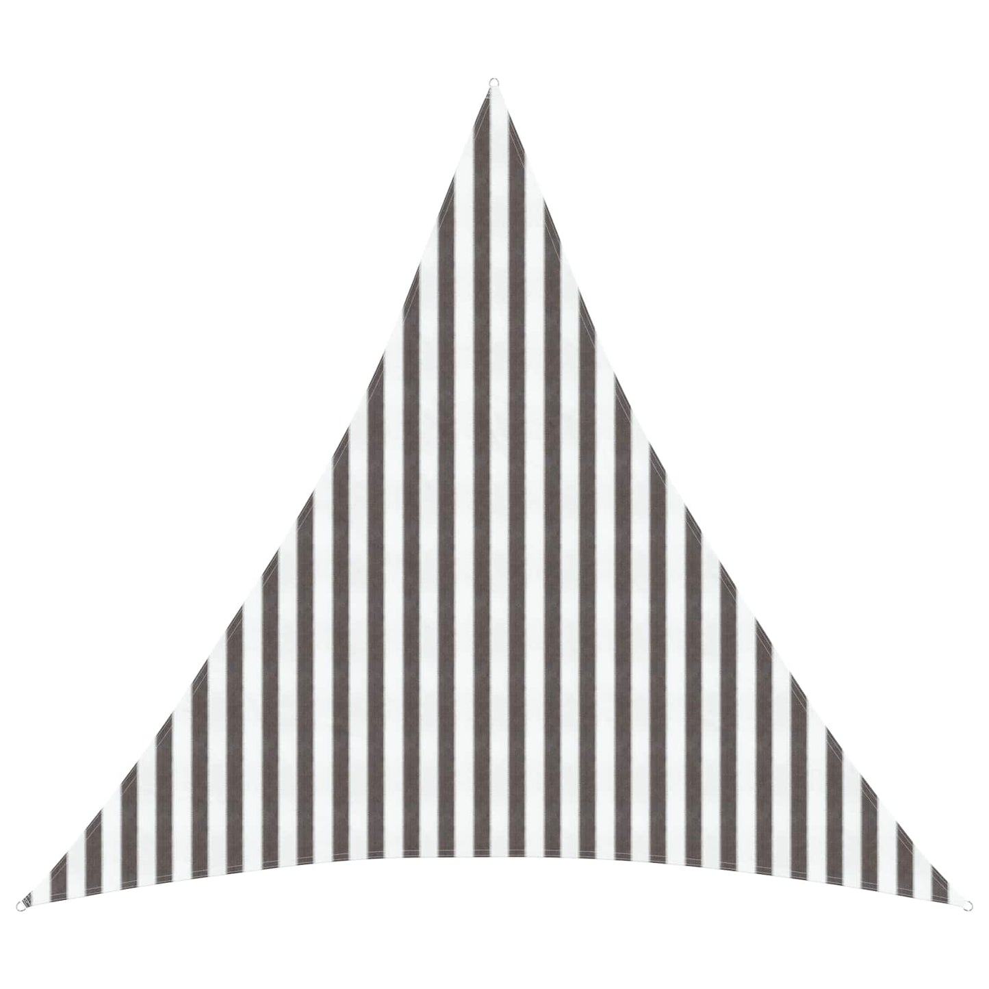 vidaXL Sunshade Sail Light Grey and White 4 x 4 x 4 m HDPE