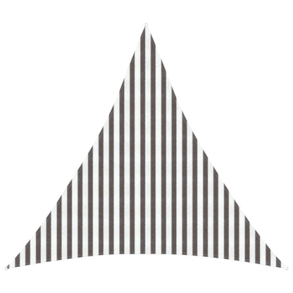 vidaXL Sunshade Sail Light Grey and White 4 x 4 x 4 m HDPE