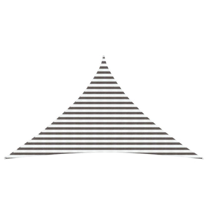 vidaXL Sunshade Sail Light Grey and White 4 x 4 x 5.8 m HDPE